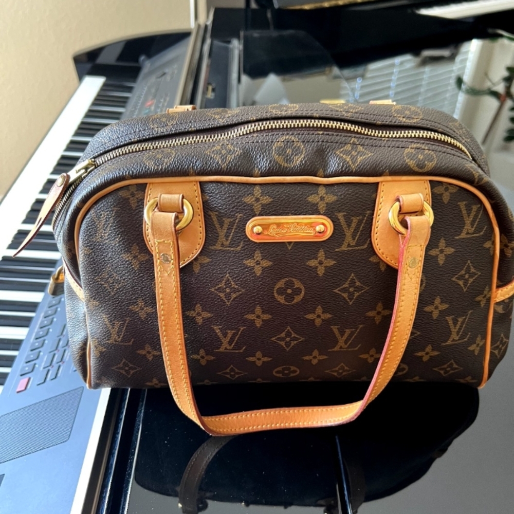 Authentic Louis Vuitton Vintage Brown Monogram Women's Bag